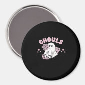 Aimant Ghouls veut juste s'amuser Halloween Art Basic Sty (Recto/Verso)