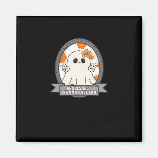 Aimant Ghouls veut juste s'amuser Sloth Halloween