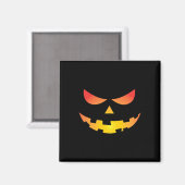 Aimant Giant Jack O'Lantern Face Halloween Citrouille Amu (Recto/Verso)