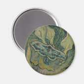 Aimant Giant Peacock Moth (1889) par Vincent van Gogh (Recto/Verso)