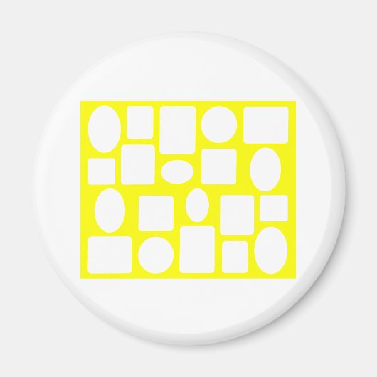 Aimant Gibney Vos Photos Ici Cadre Le MUSÉE Zazzle (Devant)