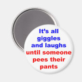 Aimant Giggles & Laughs Pantalon Pees (Recto/Verso)