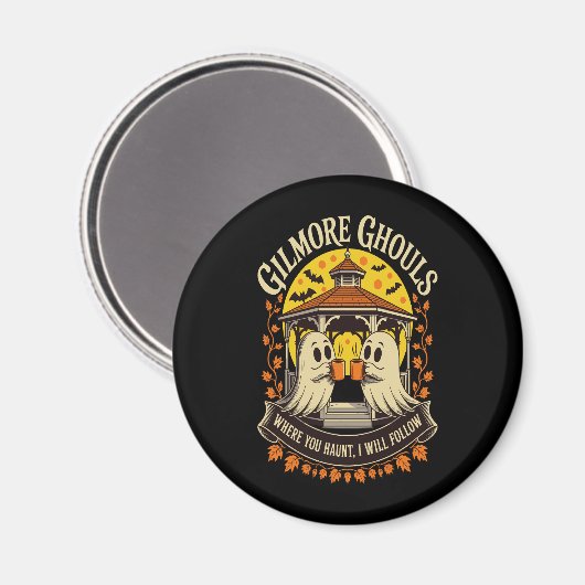 Aimant Gilmore Ghouls Halloween Ghost (Recto/Verso)