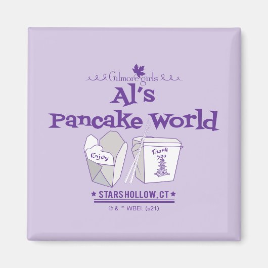 Aimant Gilmore Girls | Al's Pancake World (Devant)