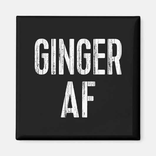 Aimant Ginger Af Shirt Irish Men Women St Patricks Day  (Devant)