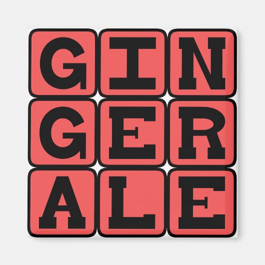 Aimant Ginger Ale, Médecine Stomach (Devant)