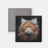 Aimant Ginger Cat (Recto/Verso)