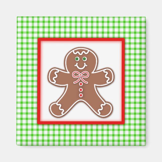 Aimant Gingerbread Friends Boy (Devant)