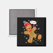 Aimant Gingerbread Man Cookie Ugly Sweater Oh Snap Christ (Recto/Verso)