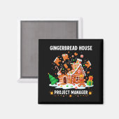 Aimant Gingerbread Man Costume, Gingerbread House Project (Recto/Verso)