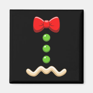 Aimant Gingerbread Man Costume Noël Halloween Cookie