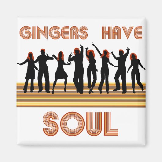 Aimant Gingers avec train d'âmes (Devant)