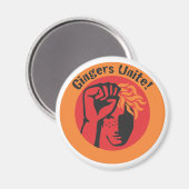 Aimant Gingers Unissez-vous ! (Recto/Verso)