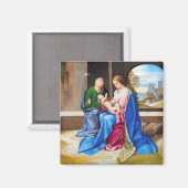 Aimant Giorgione La Sainte Famille (1500) (Recto/Verso)