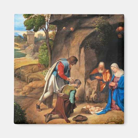 Aimant Giorgione - L'adoration des bergers (Devant)