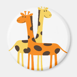 Aimant girafe afrique safari faune