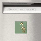 Aimant Girafe brillante (In Situ (Lave-vaisselle))