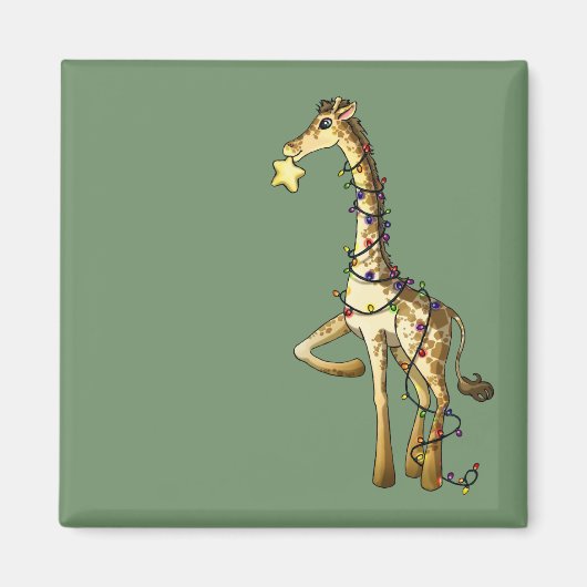 Aimant Girafe brillante (Devant)