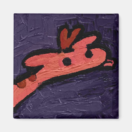 Aimant girafe mignonne (Devant)