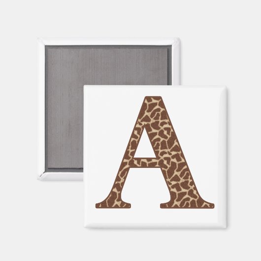 Aimant Giraffe A (Recto/Verso)