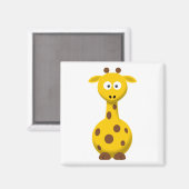 Aimant Giraffe de dessin (Recto/Verso)