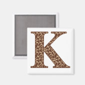 Aimant Giraffe K (Recto/Verso)