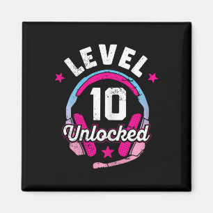Aimant Girl Level 10 jeu vidéo déverrouillé 10e anniversa