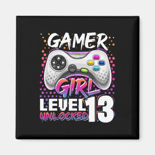 Aimant Girl Level 13 Déverrouillé Jeu vidéo 13e anniversa