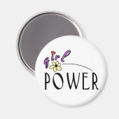 Aimant Girl Power (Recto/Verso)