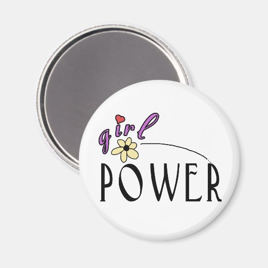Aimant Girl Power (Recto/Verso)