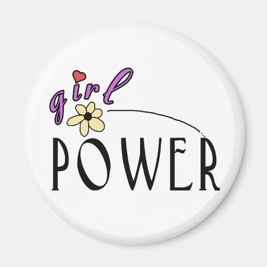 Aimant Girl Power (Devant)