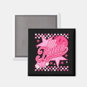 Aimant Girl Retro Jonas Groovy Flower First Name D 80's  (Recto/Verso)