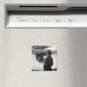 Aimant Girl with clouds (In Situ (Lave-vaisselle))