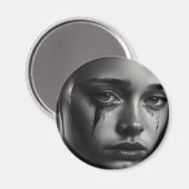 Aimant Girl with tears (Recto/Verso)