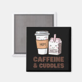 Aimant Girls Caffeine &amp; Cuddles Twinning Coffee Juice (Recto/Verso)