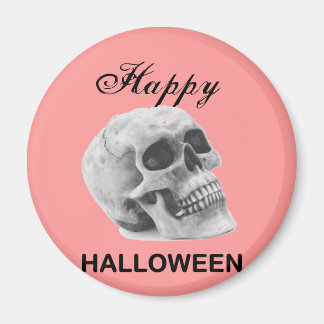Aimant Girly Happy Halloween croquis graphique crâne vint