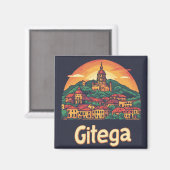 Aimant Gitega Burundi Objet de Souvenir 🏛️ (Recto/Verso)