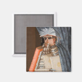 Aimant Giuseppe Arcimboldo - Le Bibliothécaire (Recto/Verso)
