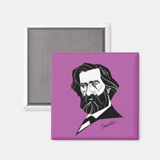 Aimant Giuseppe Verdi (Recto/Verso)