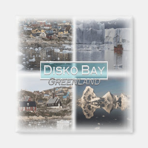 Aimant GL0013 Amérique, Groenland, Disko Bay, réfrigérate