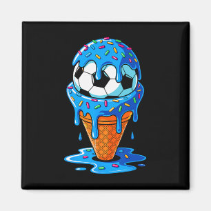 Aimant Glace de football Ll Fun Drip Sprinkles Anniversai