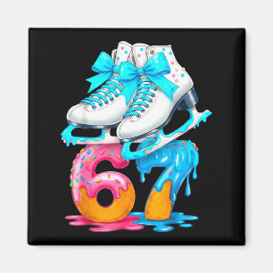 Aimant Glace de patinage qui coule numéro 67 Joueur 67e a