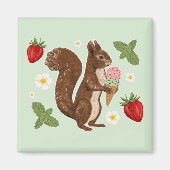 Aimant Glace de Squirrel Fantaisiste Fraise de la Forêt (Devant)