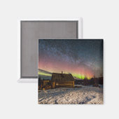 Aimant Glace et neige | Aurora Polaris Murmansk, Islande (Recto/Verso)