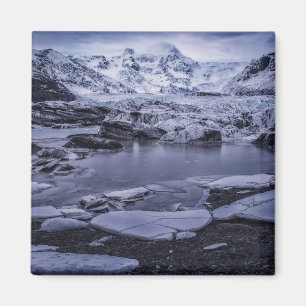 Aimant Glace et neige Glacier Sólheimajökull, Islande