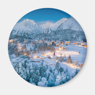 Aimant Glace et neige Graubunden, Engadin, Suisse