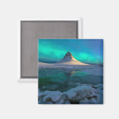 Aimant Glace et neige | Kirkjufell Mountain, Islande (Recto/Verso)