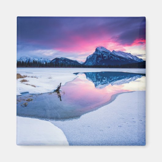 Aimant Glace et neige | Mt. Rundle, Canada (Devant)