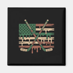 Aimant Glace Hockey Dégoulinante Camo Drapeau Usa _1