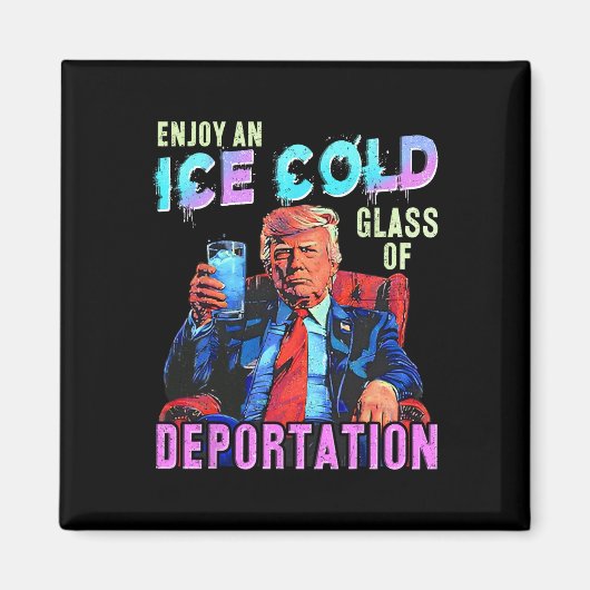 Aimant Glace Profitez D'Une Glace Froid Gl De Déportation (Devant)